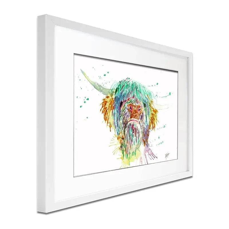 Grumpy Cow Framed Art Print Grumpy Cow Framed Art Print wall art product Jamie Taylor