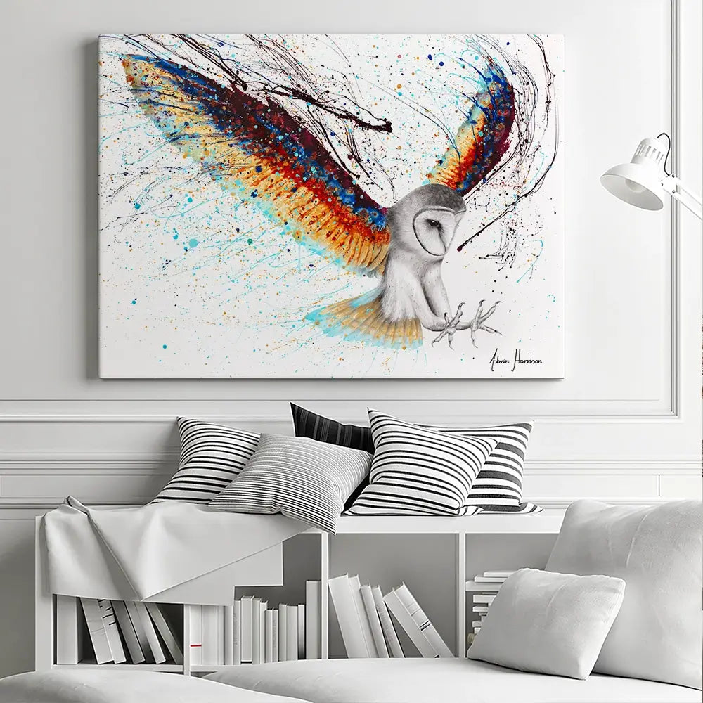 Guardian Owl Canvas Print Guardian Owl Canvas Print wall art product Ashvin Harrison