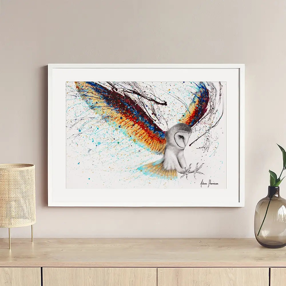 Guardian Owl Framed Art Print Guardian Owl Framed Art Print wall art product Ashvin Harrison