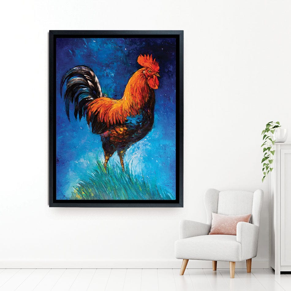 Handsome Rooster Canvas Print wall art product Ivailo Nikolov / Shutterstock
