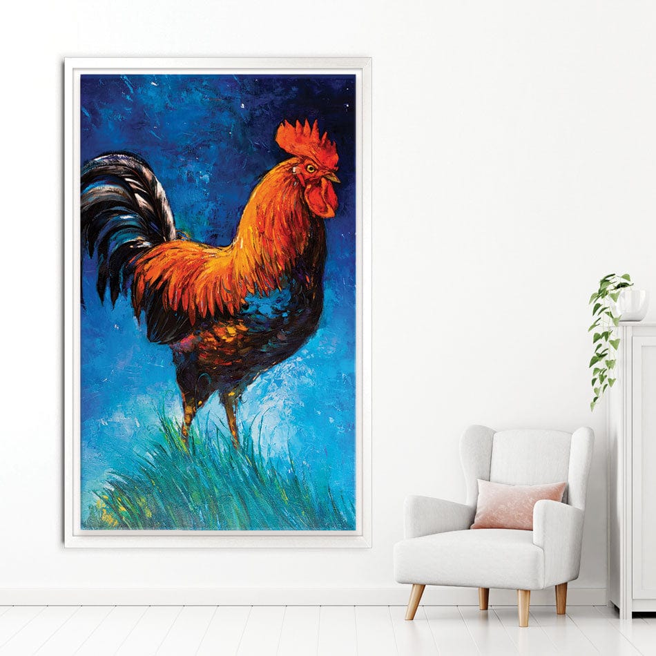 Handsome Rooster Canvas Print wall art product Ivailo Nikolov / Shutterstock