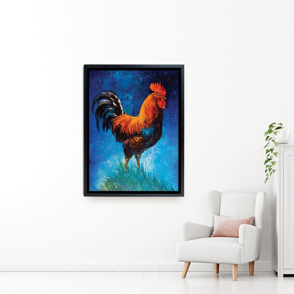 Handsome Rooster Canvas Print wall art product Ivailo Nikolov / Shutterstock