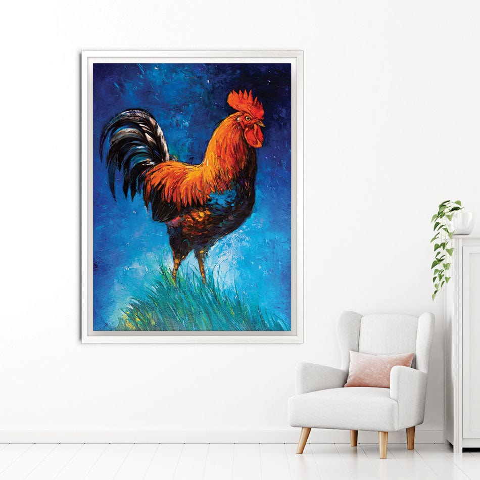Handsome Rooster Canvas Print wall art product Ivailo Nikolov / Shutterstock