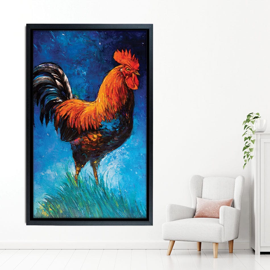 Handsome Rooster Canvas Print wall art product Ivailo Nikolov / Shutterstock