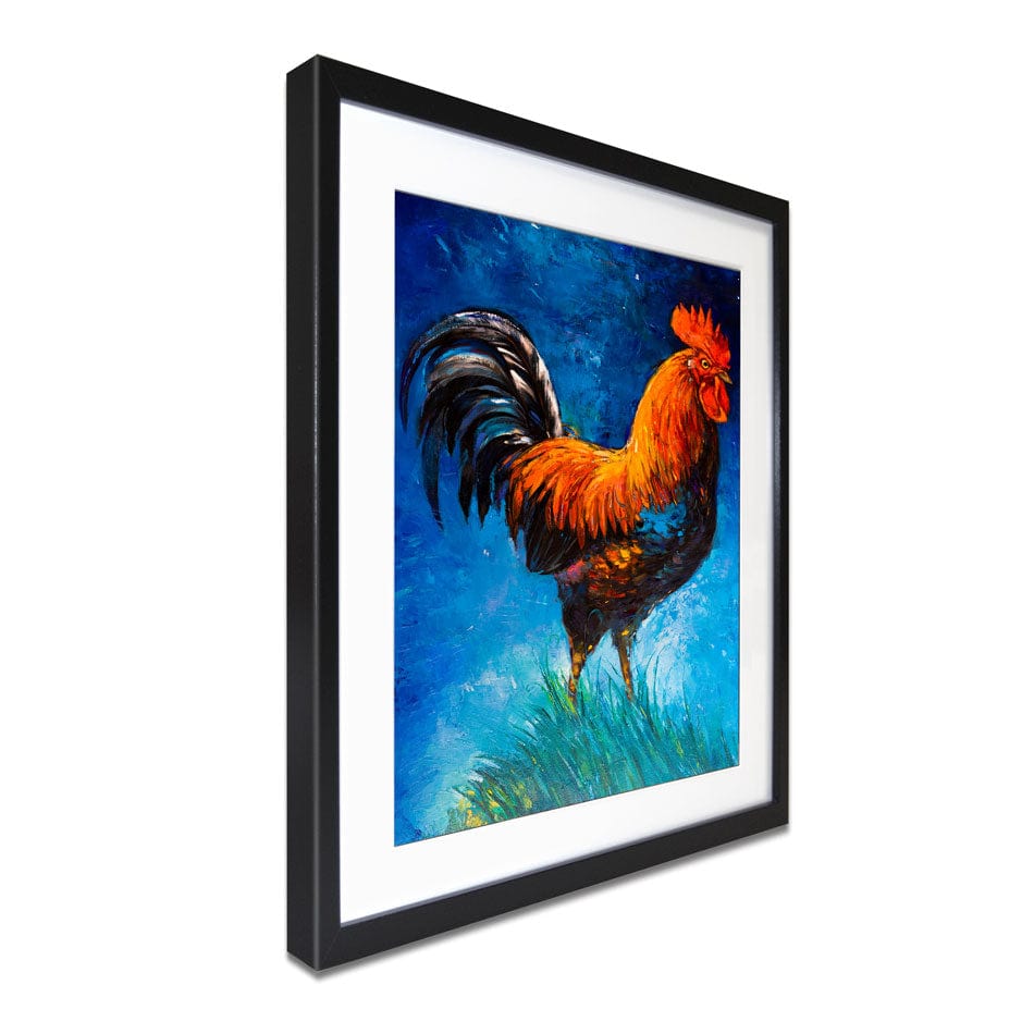 Handsome Rooster Framed Art Print wall art product Ivailo Nikolov / Shutterstock