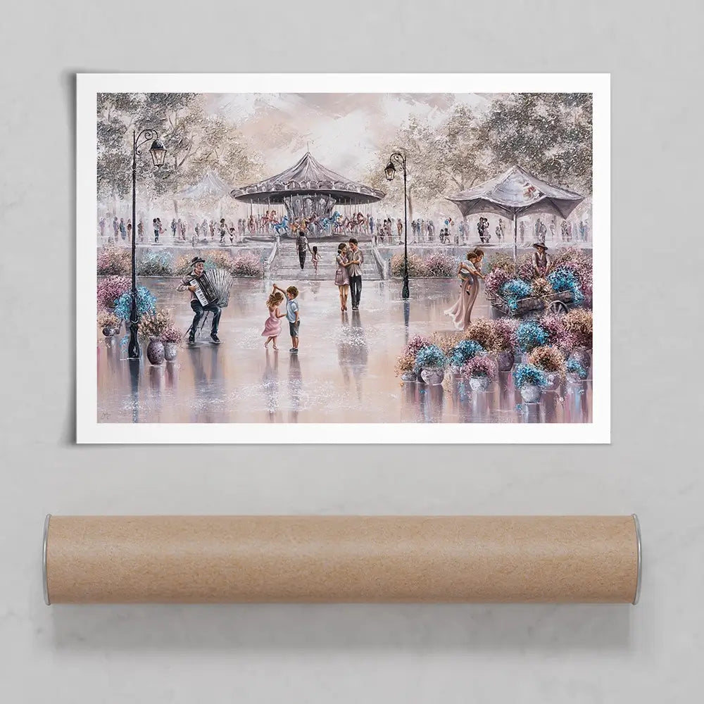 Happiness Everywhere Art Print Happiness Everywhere Art Print wall art product Isabella Karolewicz