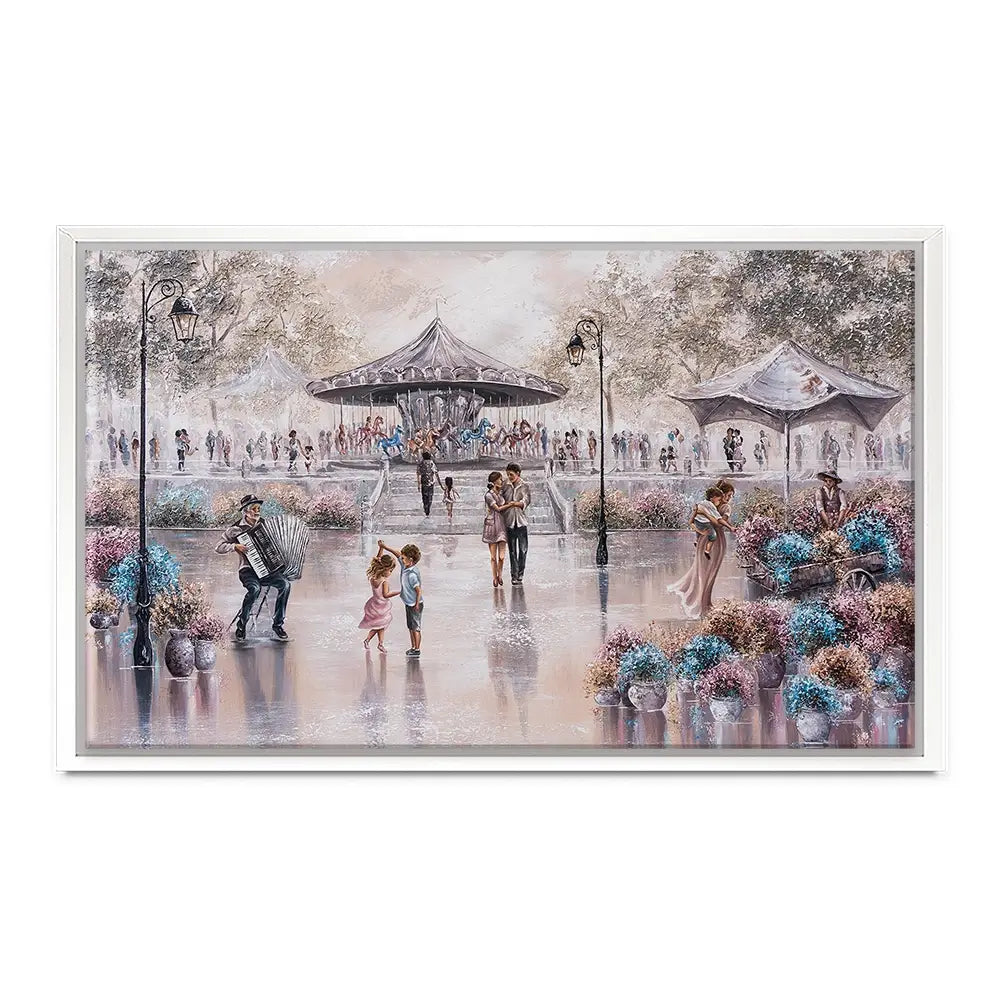 Happiness Everywhere Canvas Print Happiness Everywhere Canvas Print wall art product Isabella Karolewicz