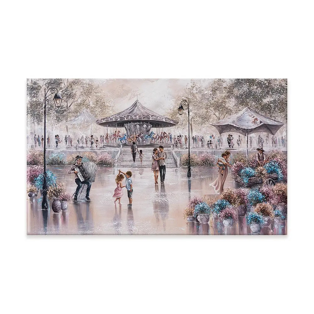 Happiness Everywhere Canvas Print Happiness Everywhere Canvas Print wall art product Isabella Karolewicz