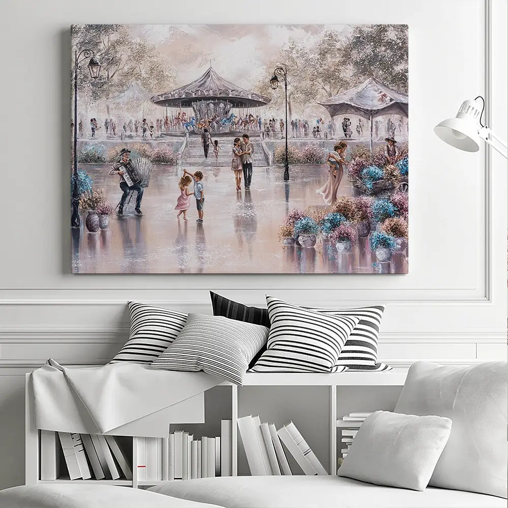 Happiness Everywhere Canvas Print Happiness Everywhere Canvas Print wall art product Isabella Karolewicz