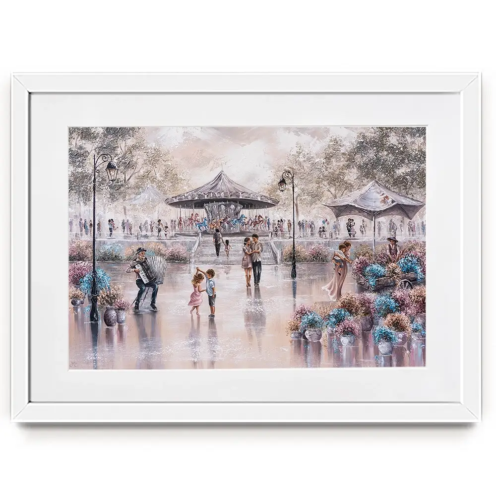 Happiness Everywhere Framed Art Print Happiness Everywhere Framed Art Print wall art product Isabella Karolewicz