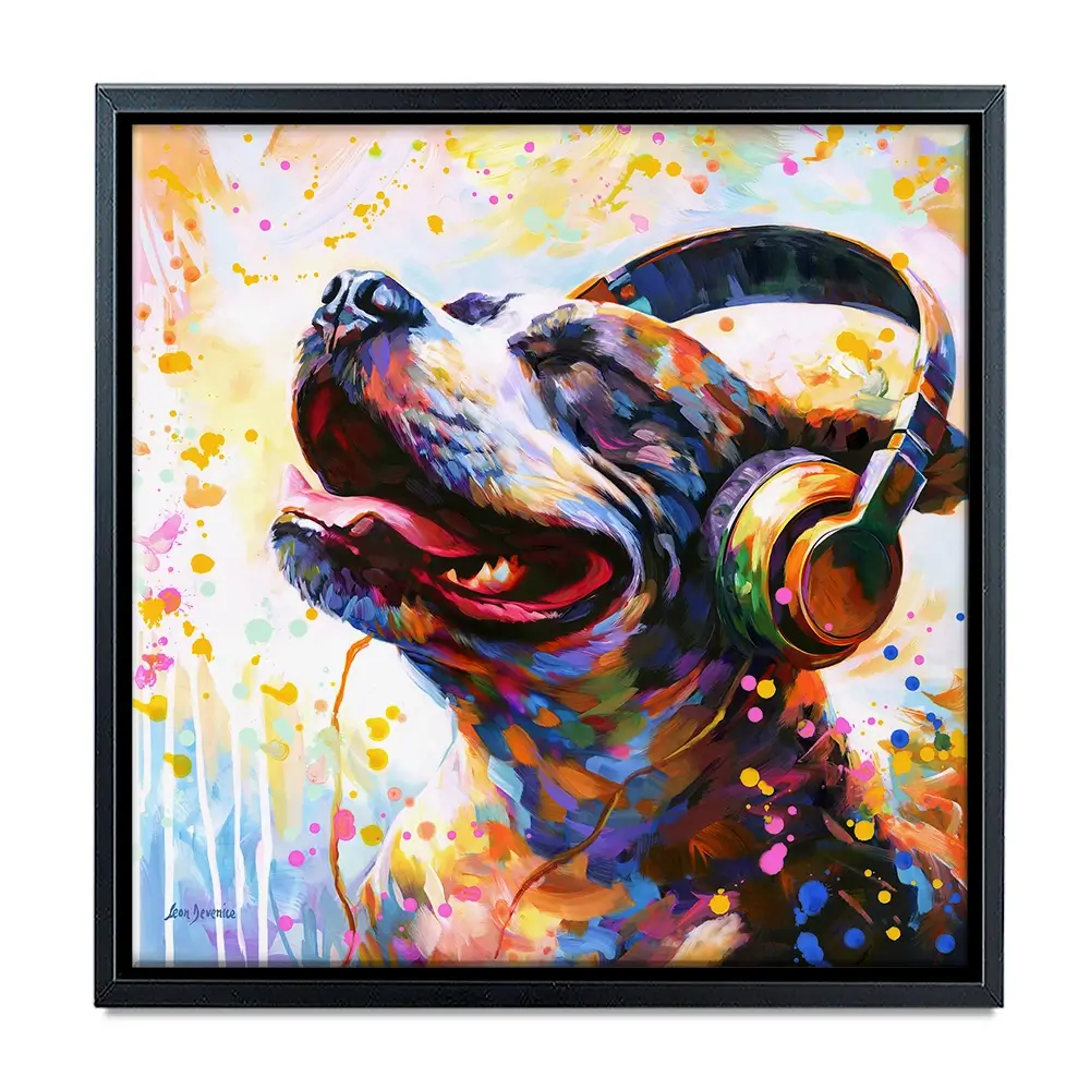 Happy Beats Canvas Print Happy Beats Canvas Print wall art product Leon Devenice