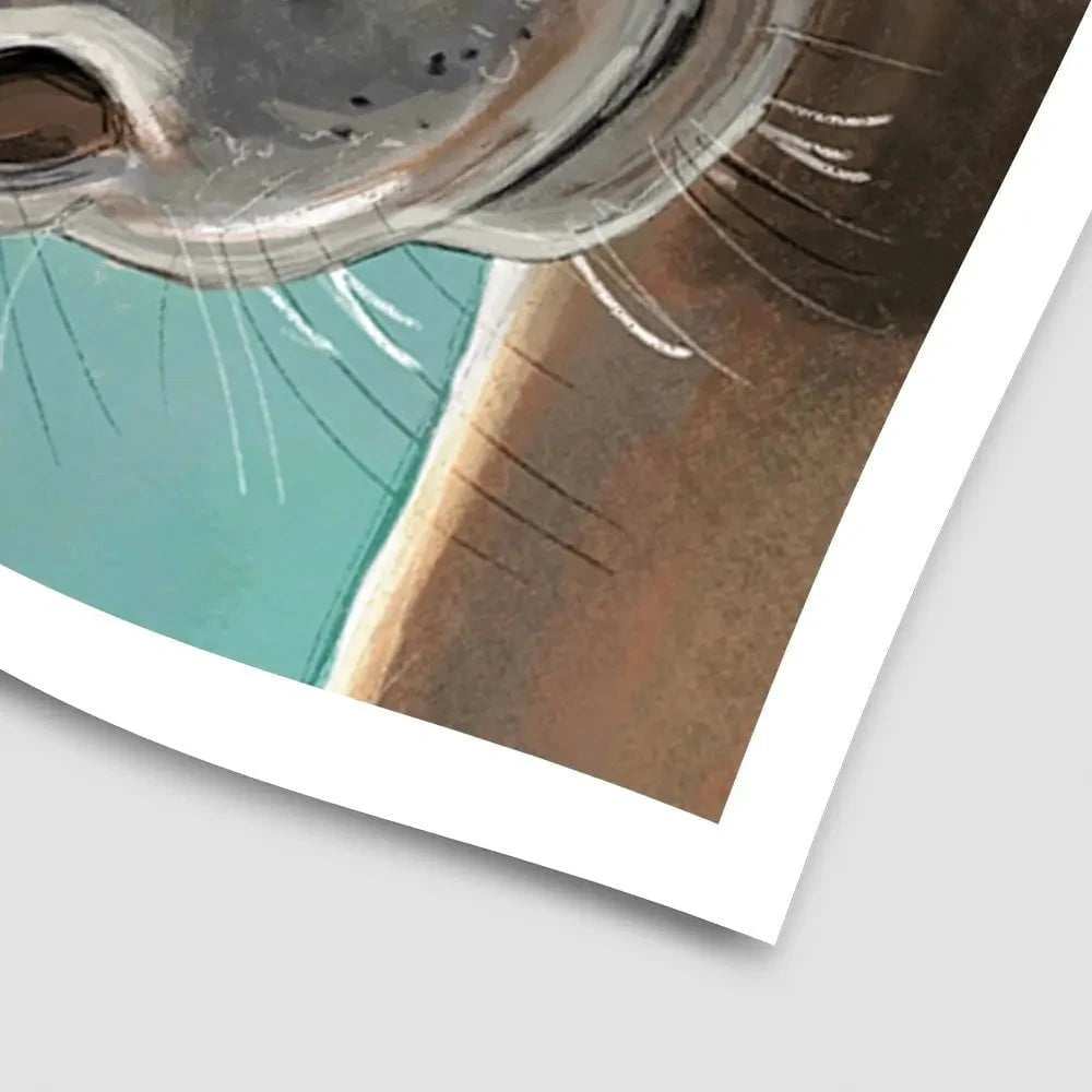 Happy Donkey Art Print Happy Donkey Art Print wall art product D Mosconi