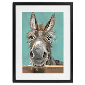 Happy Donkey Framed Art Print Happy Donkey Framed Art Print wall art product D Mosconi