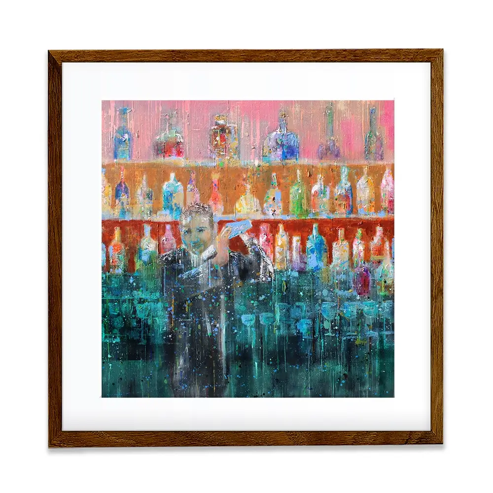 Happy Hour Framed Art Print Happy Hour Framed Art Print wall art product Studio Paint-Ing