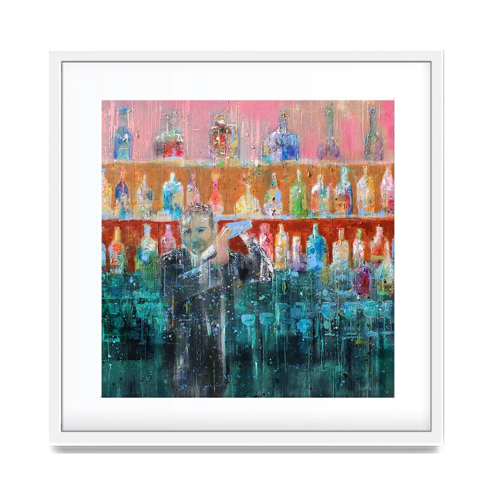 Happy Hour Framed Art Print Happy Hour Framed Art Print wall art product Studio Paint-Ing