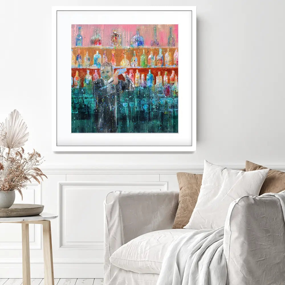 Happy Hour Framed Art Print Happy Hour Framed Art Print wall art product Studio Paint-Ing
