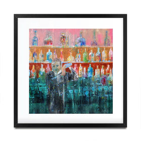 Happy Hour Framed Art Print Happy Hour Framed Art Print wall art product Studio Paint-Ing