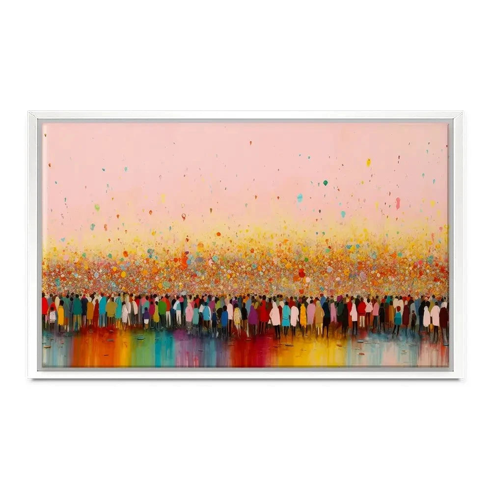 Happy Humans Canvas Print Happy Humans Canvas Print wall art product Treechild