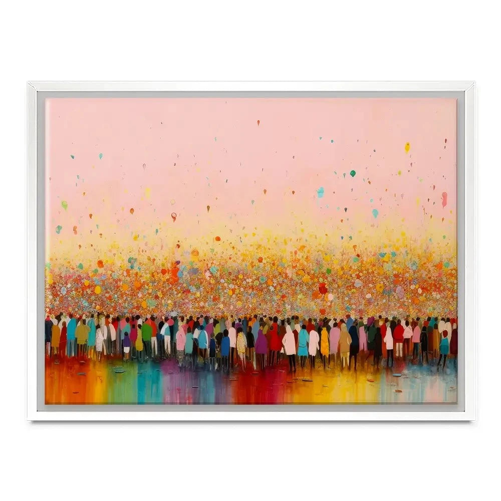 Happy Humans Canvas Print Happy Humans Canvas Print wall art product Treechild