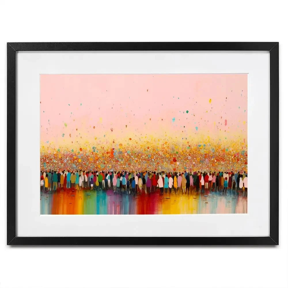 Happy Humans Framed Art Print Happy Humans Framed Art Print wall art product Treechild