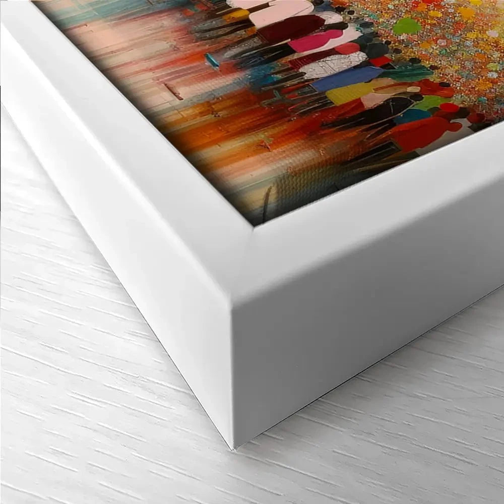 Happy Humans Trio Canvas Print Happy Humans Trio Canvas Print wall art product Treechild