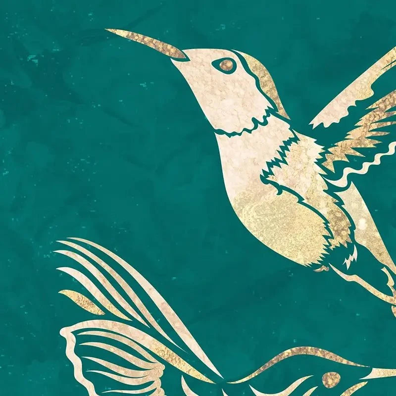 Happy Hummingbirds Canvas Print Happy Hummingbirds Canvas Print wall art product Sarah Manovski