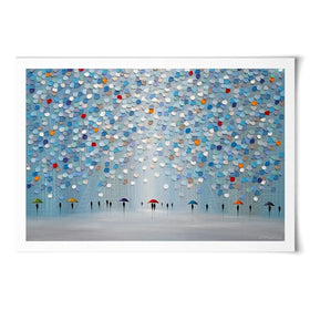 Happy Sunny Rain Art Print Happy Sunny Rain Art Print wall art product Ekaterina Ermilkina