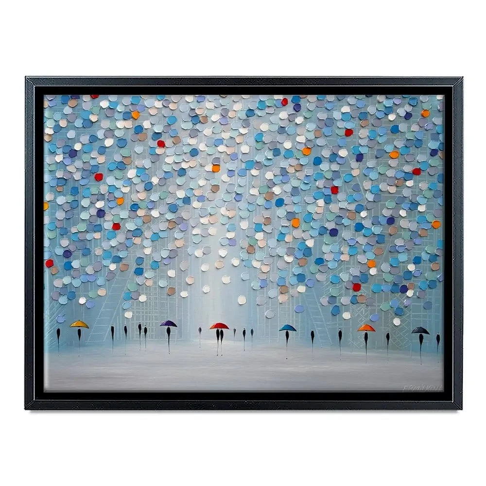 Happy Sunny Rain Canvas Print Happy Sunny Rain Canvas Print wall art product Ekaterina Ermilkina