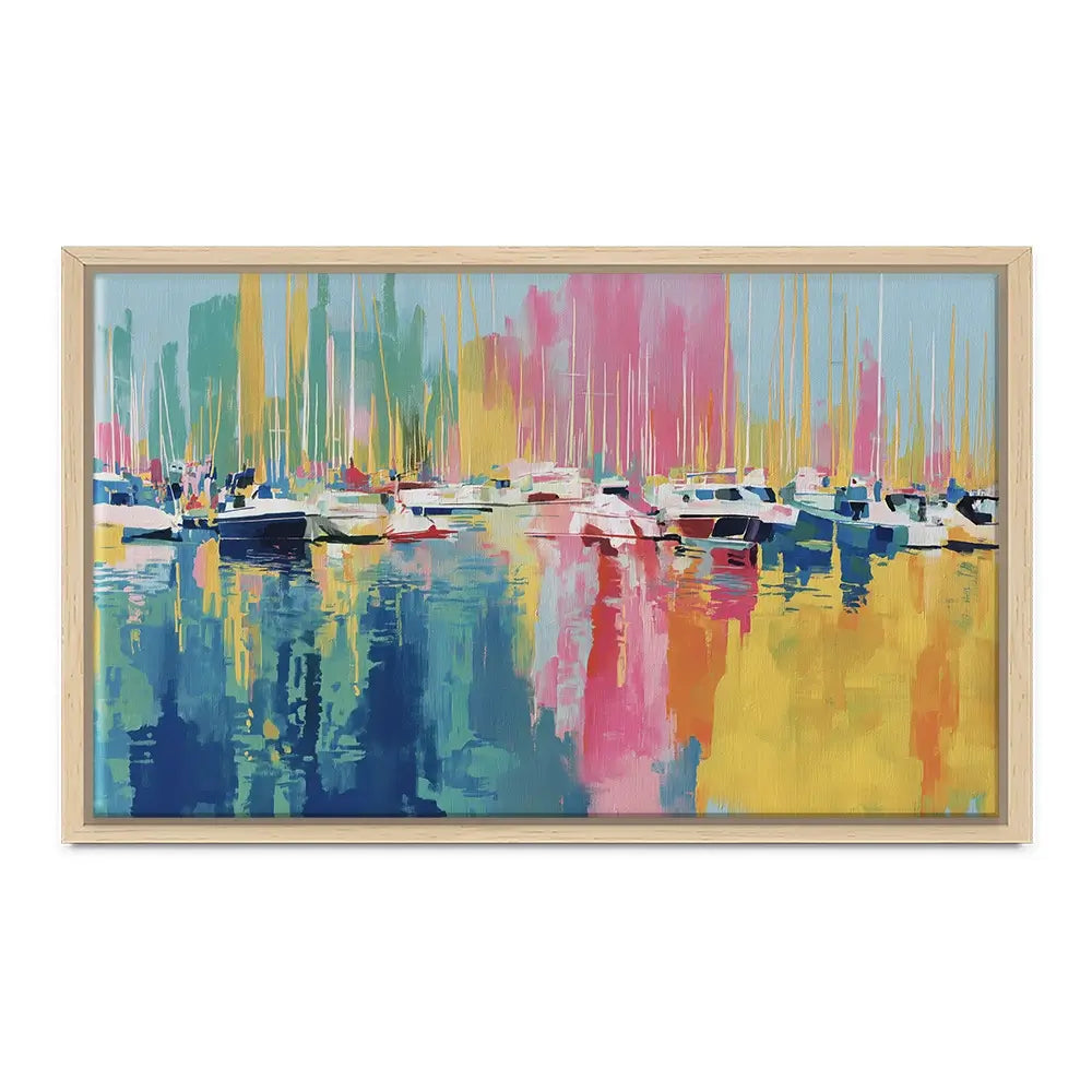 Harbour At Rest Canvas Print Harbour At Rest Canvas Print wall art product Chromatic Storm Studio