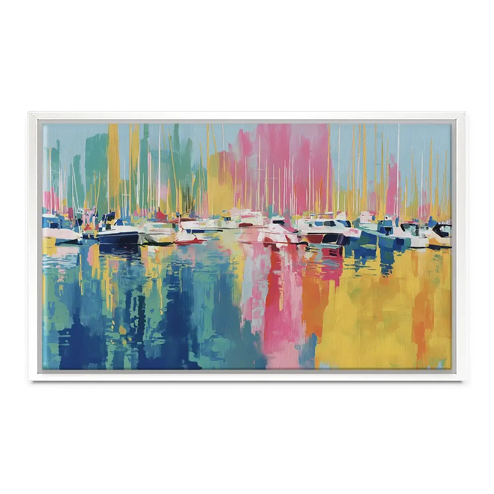 Harbour At Rest Canvas Print Harbour At Rest Canvas Print wall art product Chromatic Storm Studio