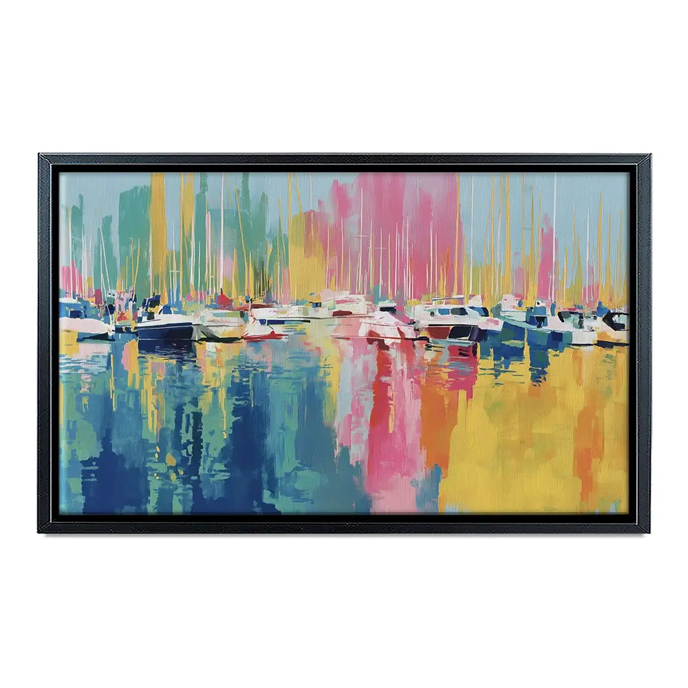 Harbour At Rest Canvas Print Harbour At Rest Canvas Print wall art product Chromatic Storm Studio