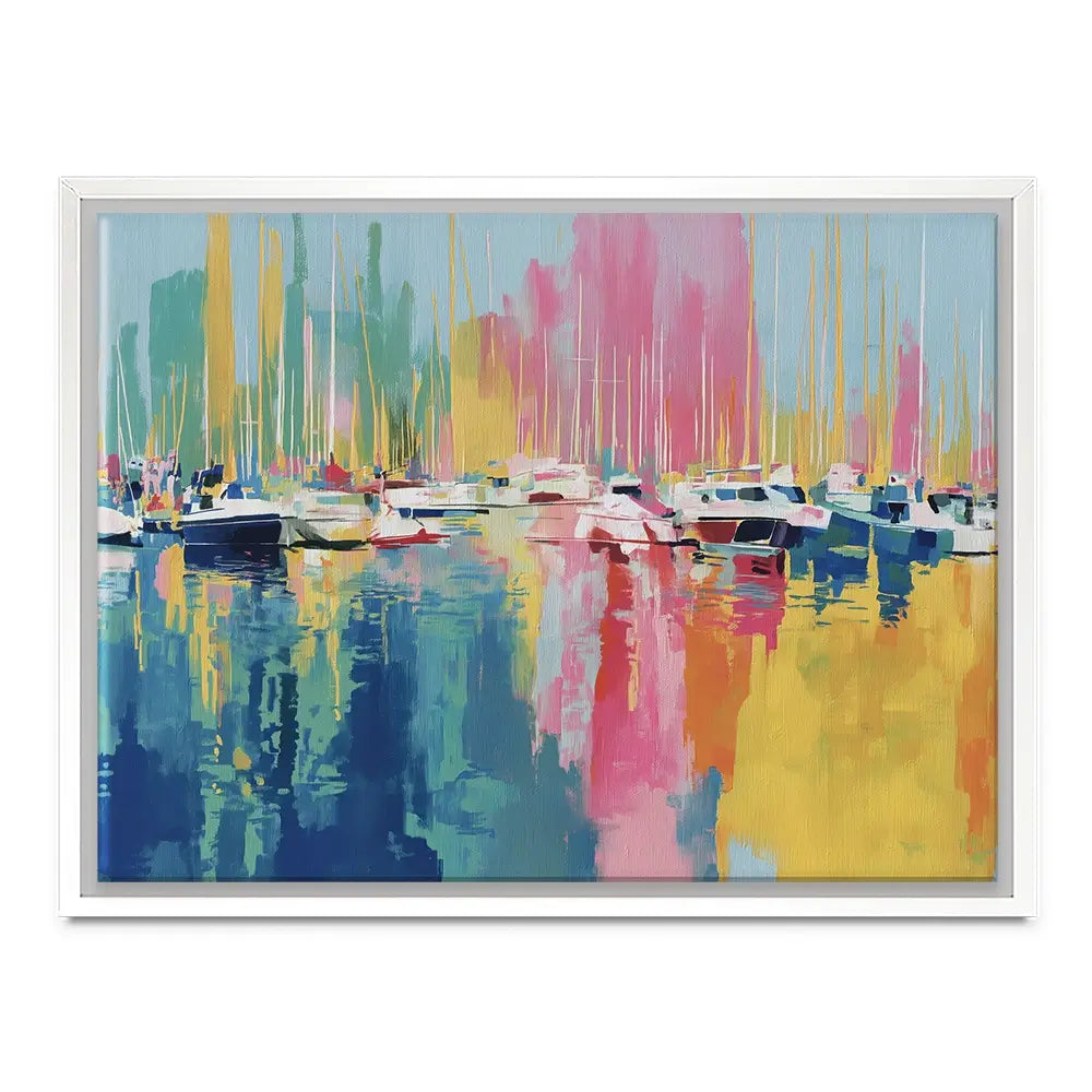 Harbour At Rest Canvas Print Harbour At Rest Canvas Print wall art product Chromatic Storm Studio