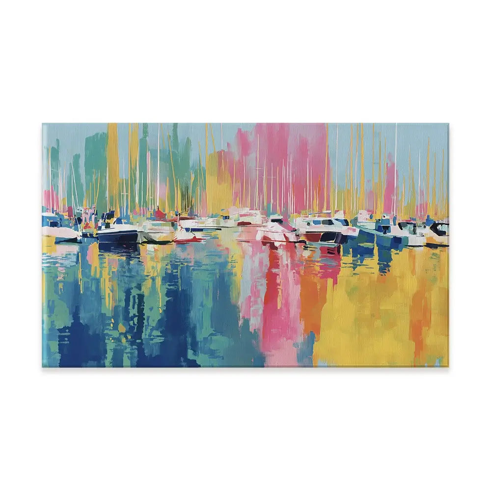 Harbour At Rest Canvas Print Harbour At Rest Canvas Print wall art product Chromatic Storm Studio