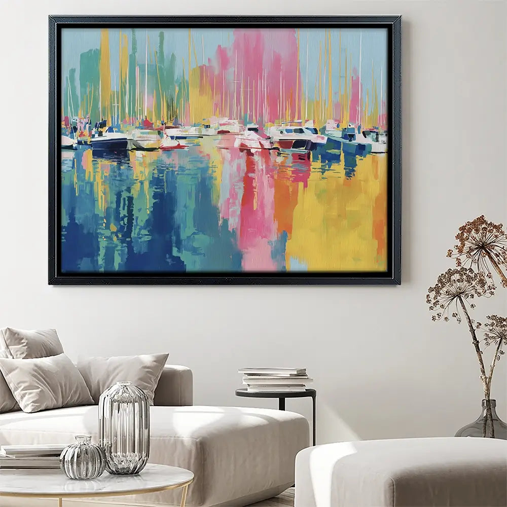 Harbour At Rest Canvas Print Harbour At Rest Canvas Print wall art product Chromatic Storm Studio