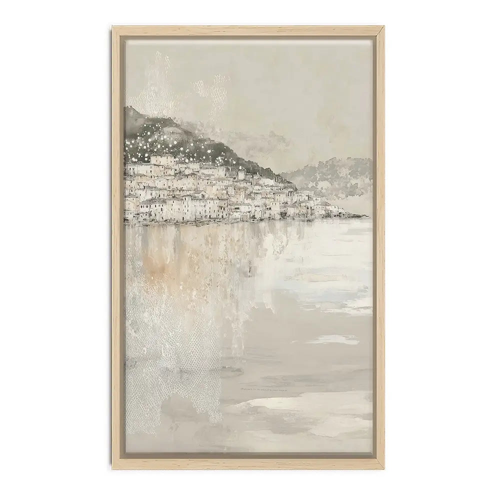 Harbour Boats At Dawn Canvas Print Harbour Boats At Dawn Canvas Print wall art product Chromatic Storm Studio