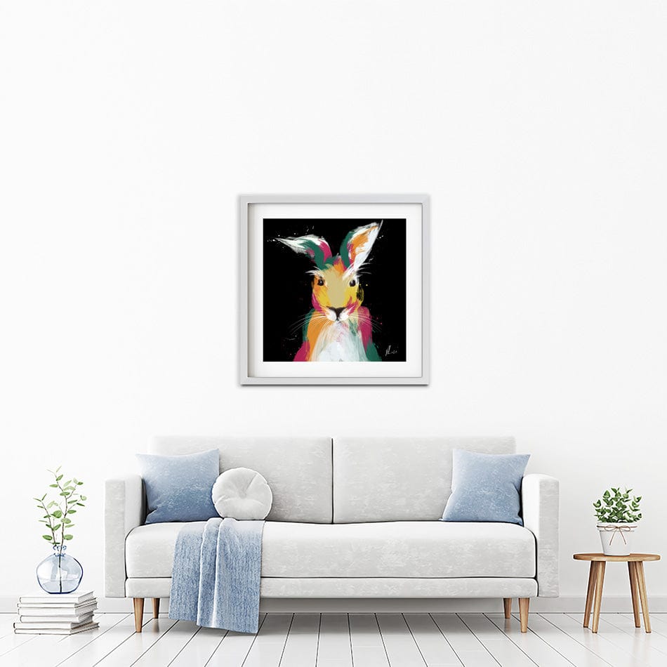 Hare 1 Framed Art Print wall art product Aimee Linzi