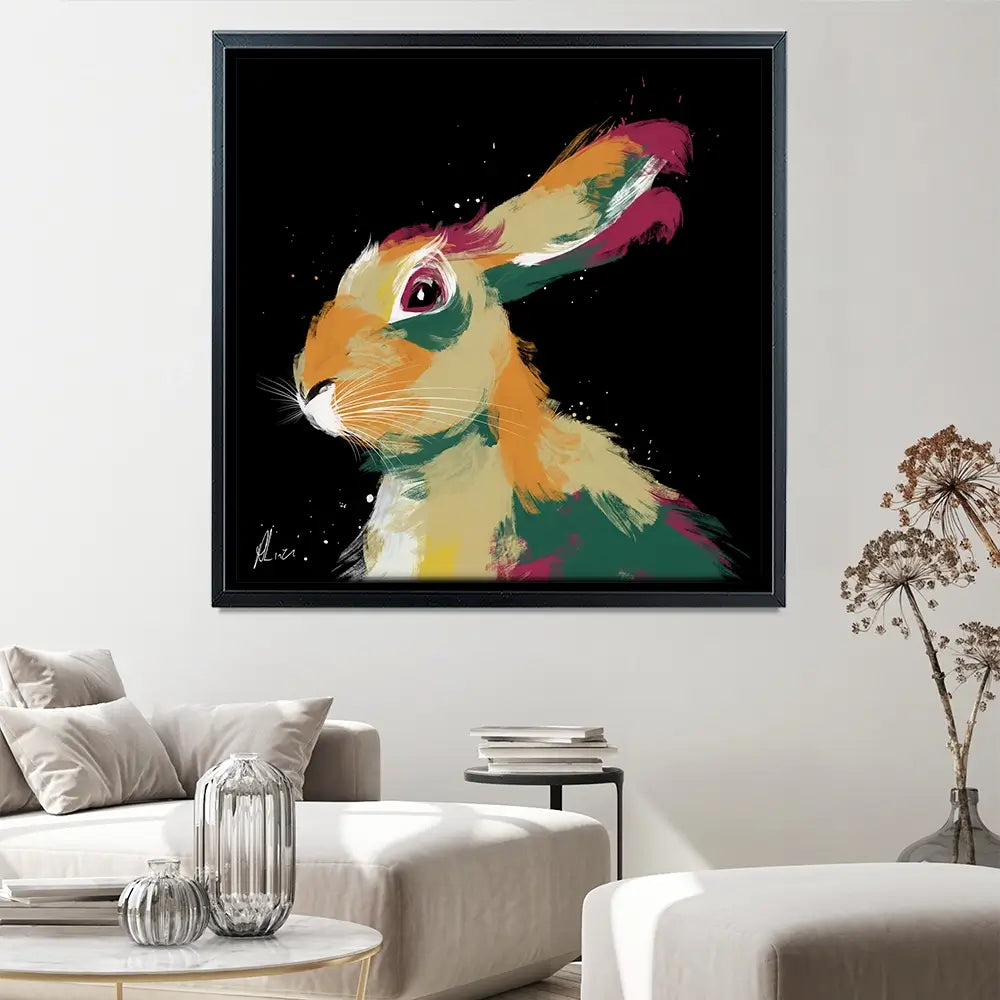 Hare 2 Canvas Print Hare 2 Canvas Print wall art product Aimee Linzi