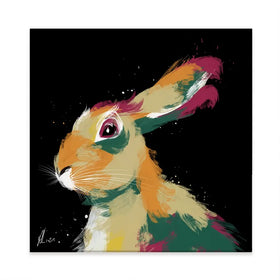Hare 2 Canvas Print Hare 2 Canvas Print wall art product Aimee Linzi