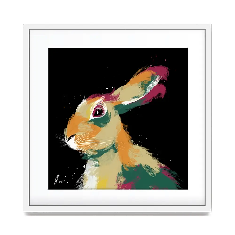 Hare 2 Framed Art Print Hare 2 Framed Art Print wall art product Aimee Linzi