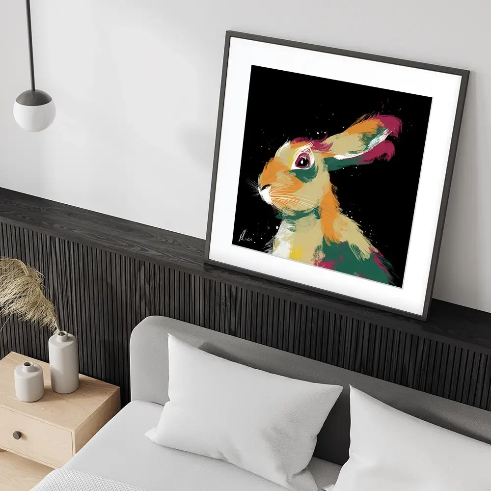 Hare 2 Framed Art Print Hare 2 Framed Art Print wall art product Aimee Linzi
