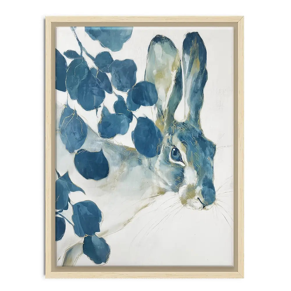 Hare Among Eucalptus Canvas Print Hare Among Eucalptus Canvas Print wall art product Chromatic Storm Studio