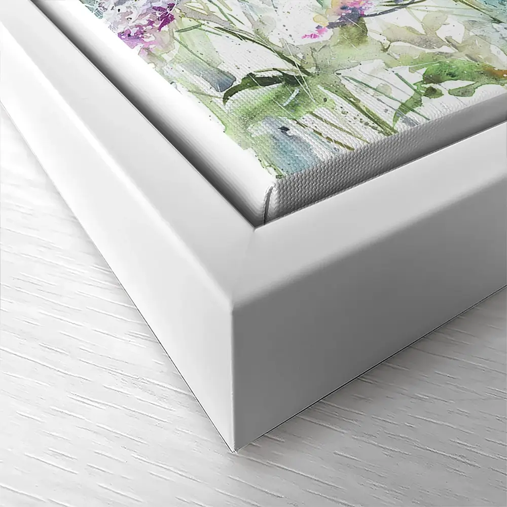 Hare Amongst Flowers Canvas Print Hare Amongst Flowers Canvas Print wall art product Nicola Jane Rowles