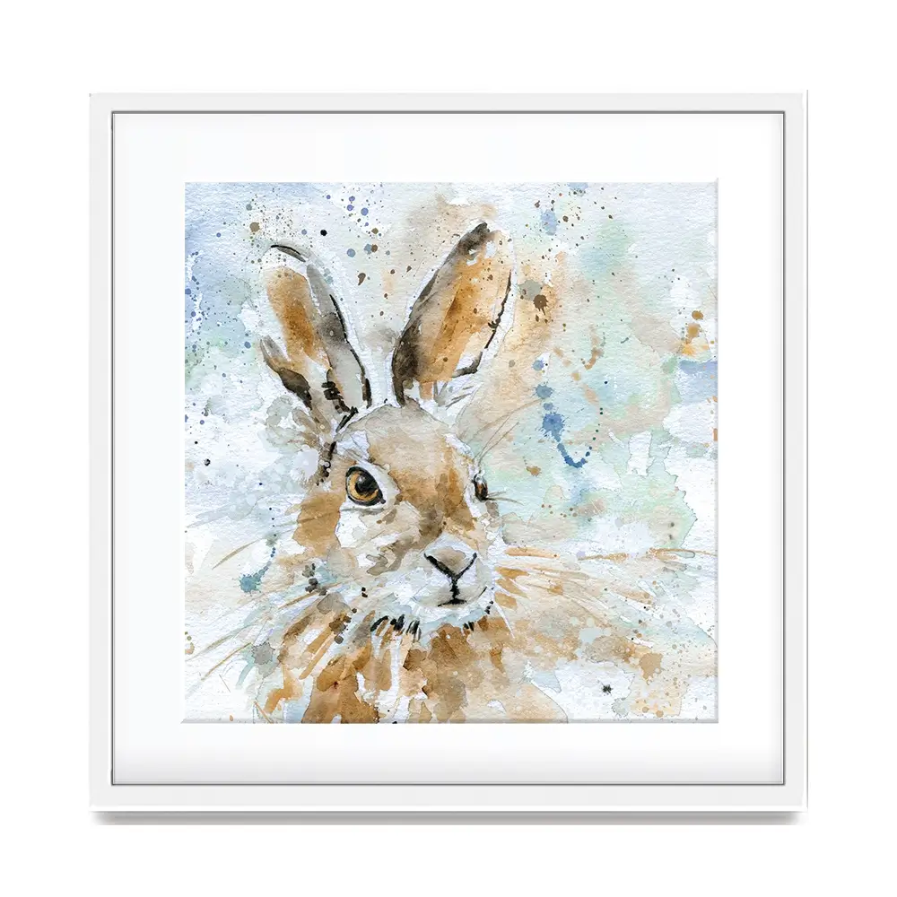 Hare Framed Art Print Hare Framed Art Print wall art product Carol Robinson