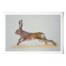 Hare On the Run Art Print Hare On the Run Art Print wall art product Martin Charles Hatch / Shutterstock