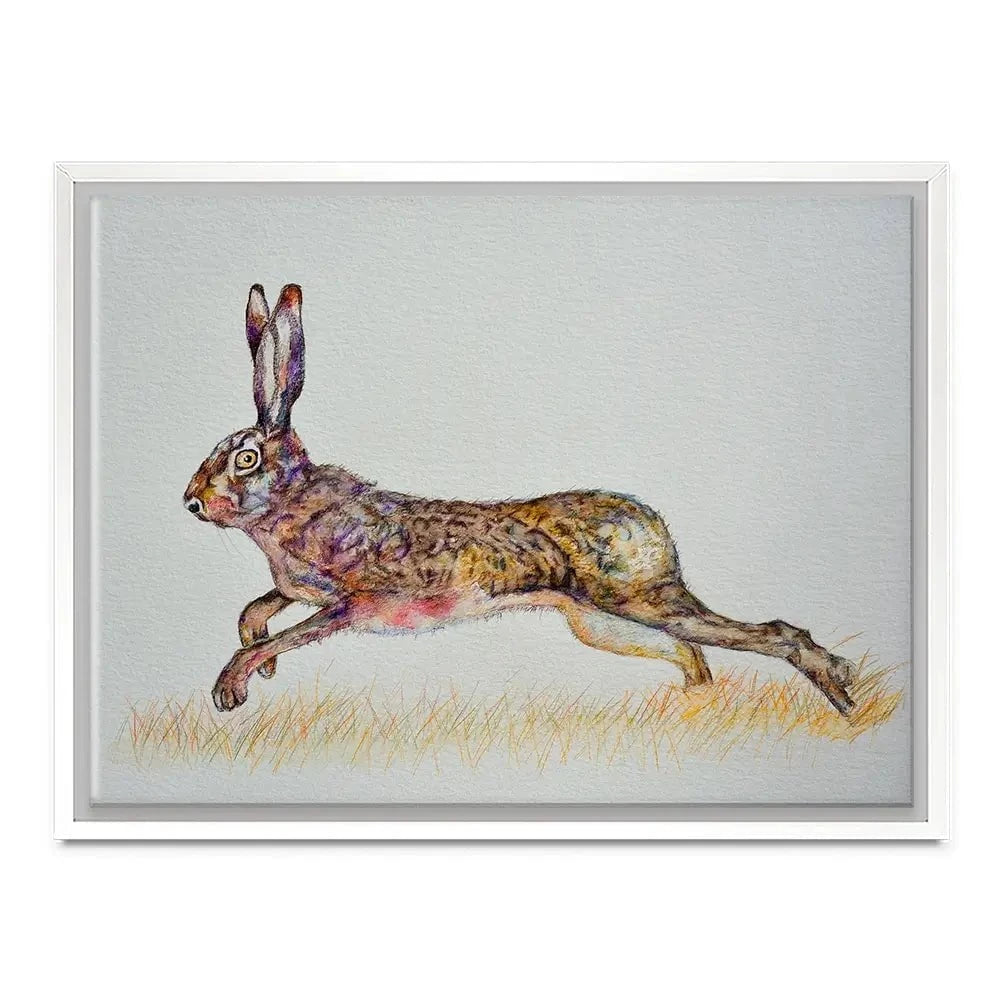 Hare On The Run Canvas Print Hare On The Run Canvas Print wall art product Martin Charles Hatch / Shutterstock