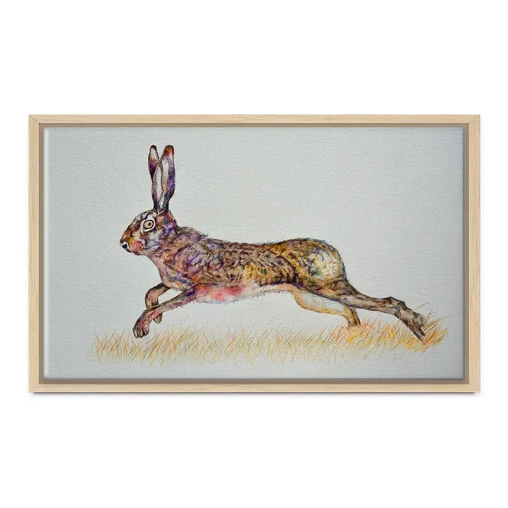 Hare On The Run Canvas Print Hare On The Run Canvas Print wall art product Martin Charles Hatch / Shutterstock