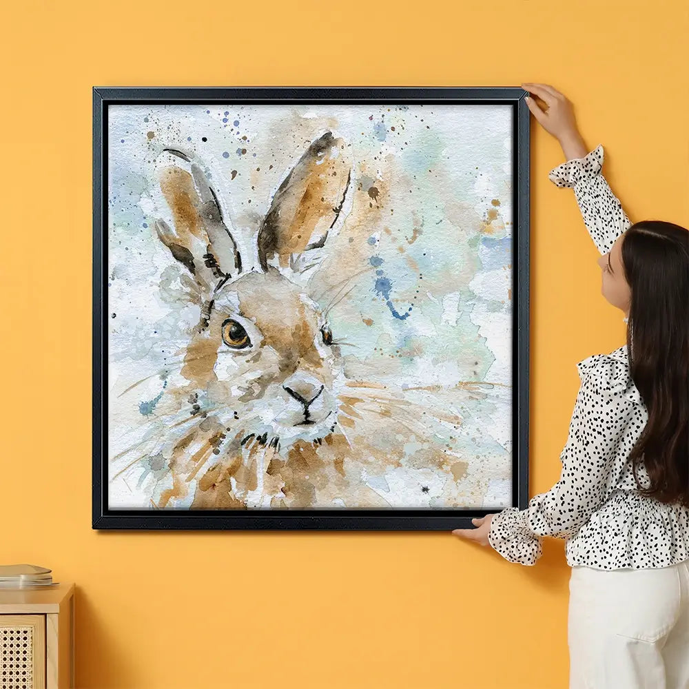 Hare Oversized Canvas Print Hare Oversized Canvas Print wall art product Carol Robinson