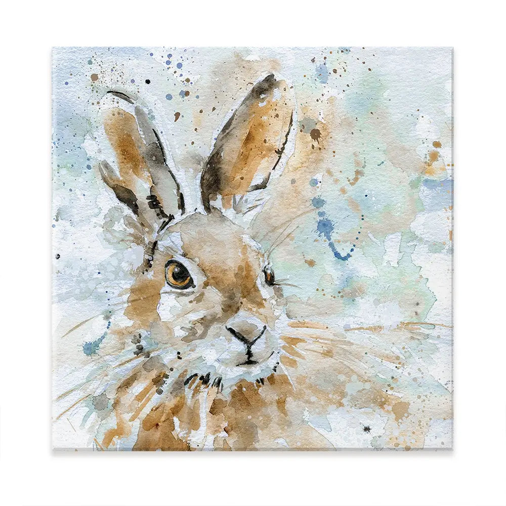 Hare Oversized Canvas Print Hare Oversized Canvas Print wall art product Carol Robinson