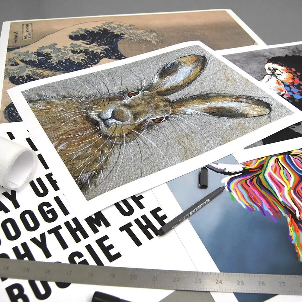 Harriet The Hare Art Print Harriet The Hare Art Print wall art product Jane Brookshaw