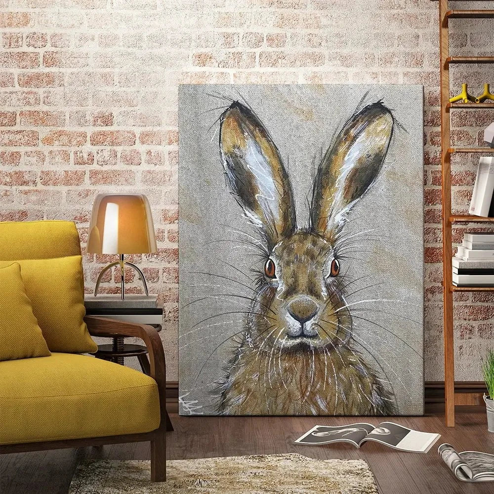 Harriet The Hare Canvas Print Harriet The Hare Canvas Print wall art product Jane Brookshaw
